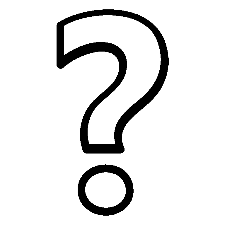 [citypng.com]outline black question mark computer icon image png 900x900